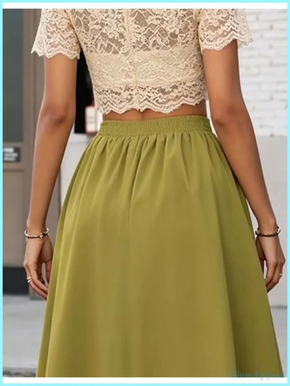 Y2K Bubble Maxi Skirt for Women High Waisted A-Line with Pockets